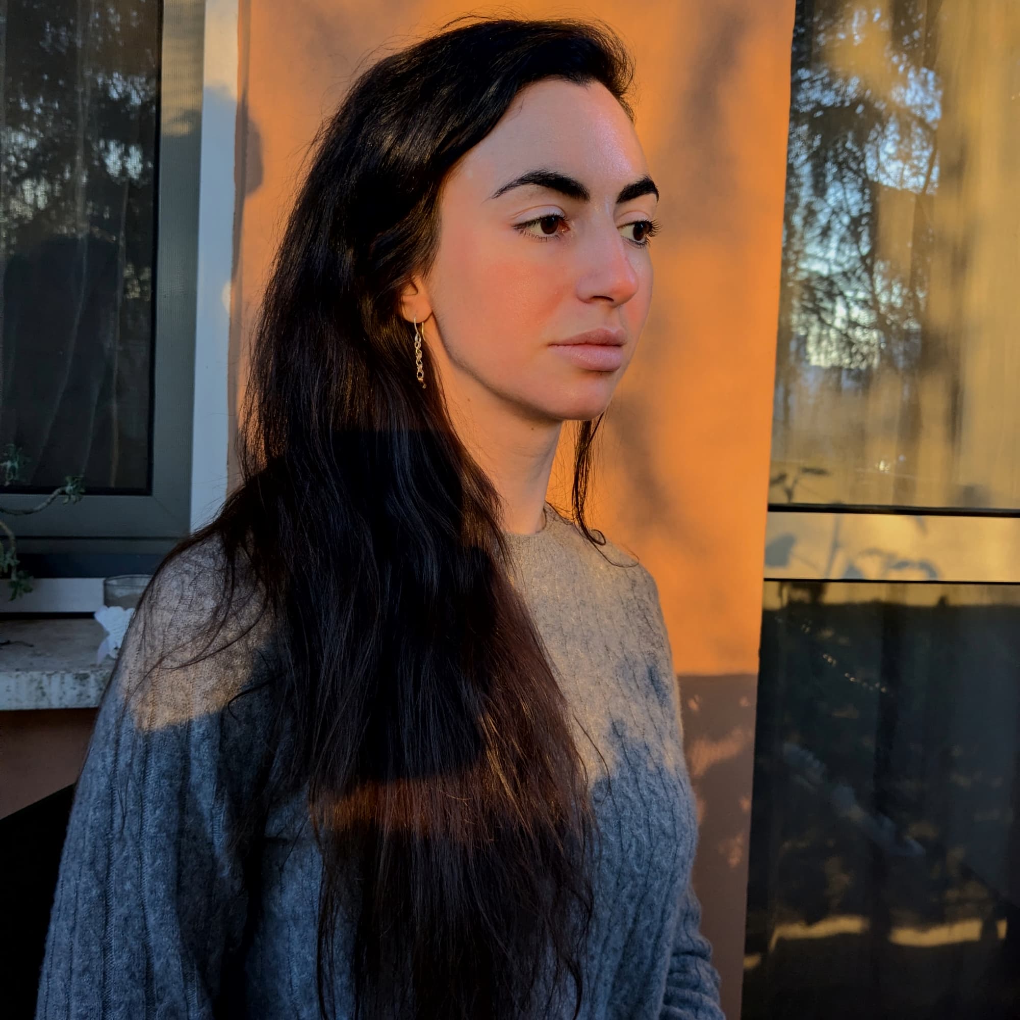 Unique Earrings Gold Silver Handmade