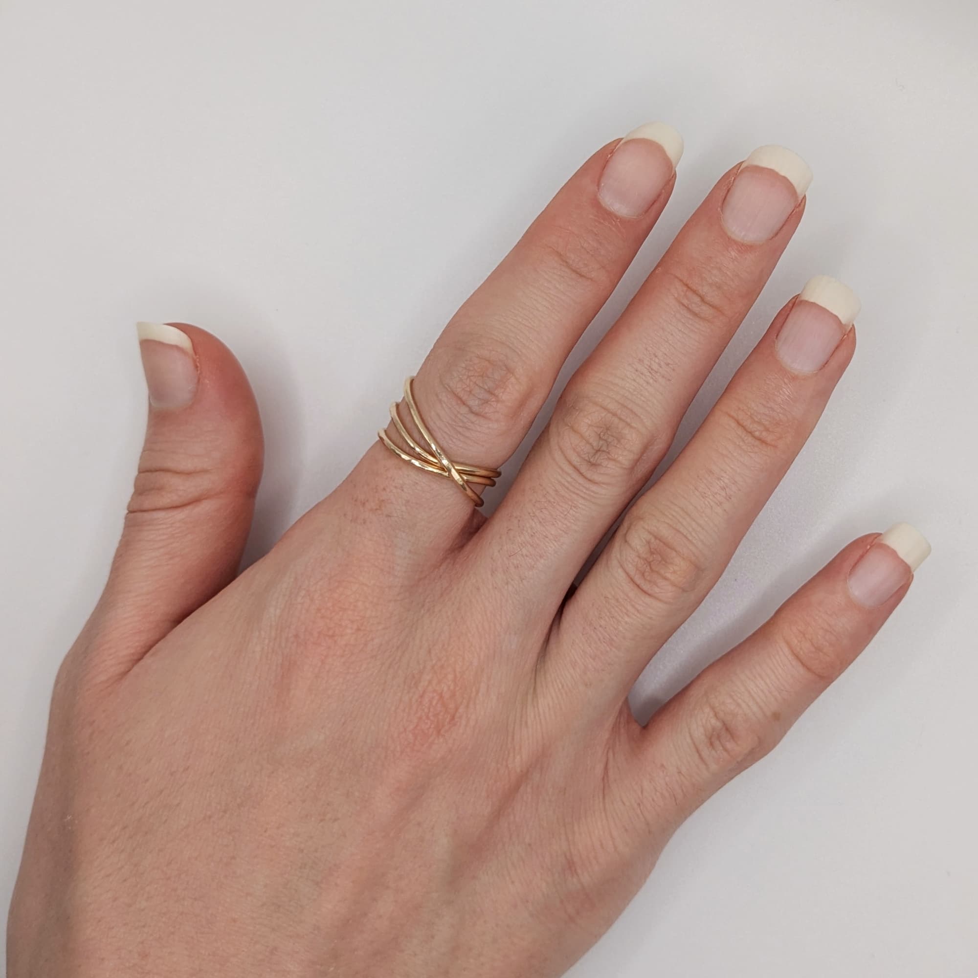 Unique Ring Gold 14k 18k Handmade